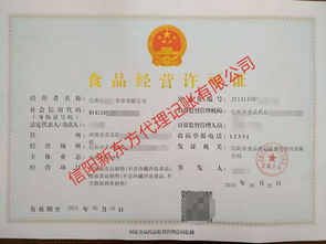 如何在信陽辦理房產經紀人證、食品經營許可證及教育咨詢公司注冊